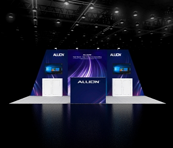 Portable 10×20 booth display for trade events